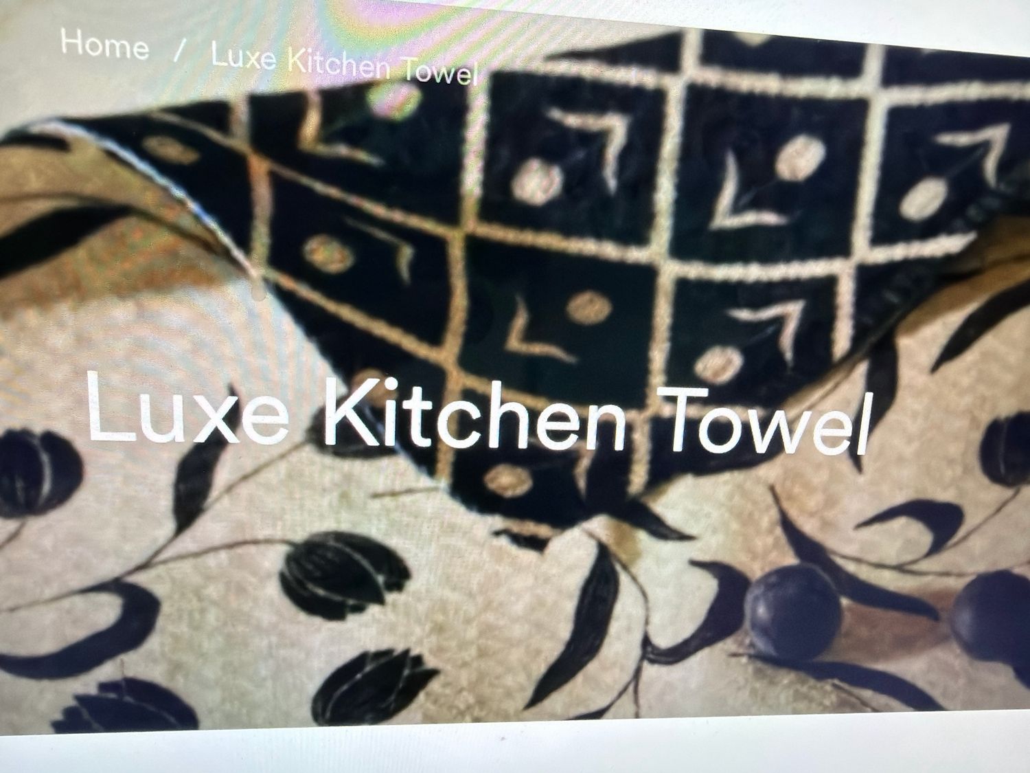 GEOMETRY Luxe Kitchen Towel GEOMETRY Luxe Kitchen Towel