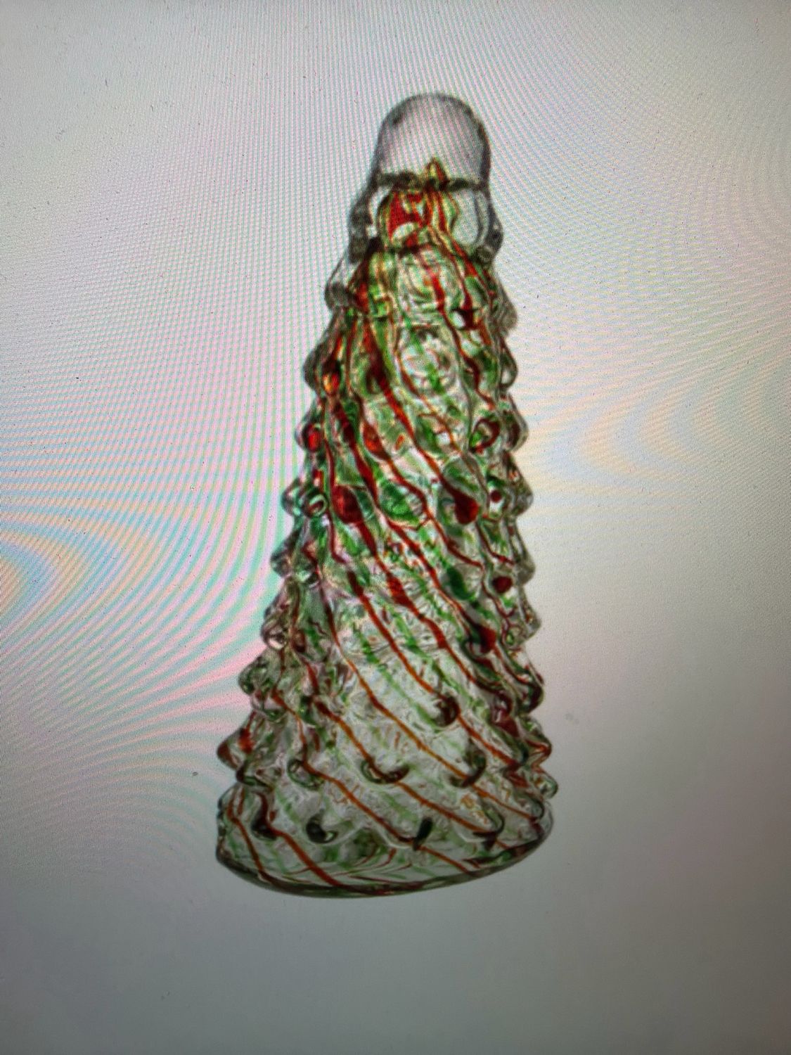 Blown Glass Striped Tree Blown Glass Striped Tree