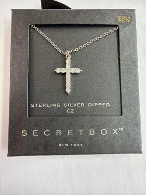 Cubic Zirconia Cross Pendant Necklace Cubic Zirconia Cross Pendant Necklace