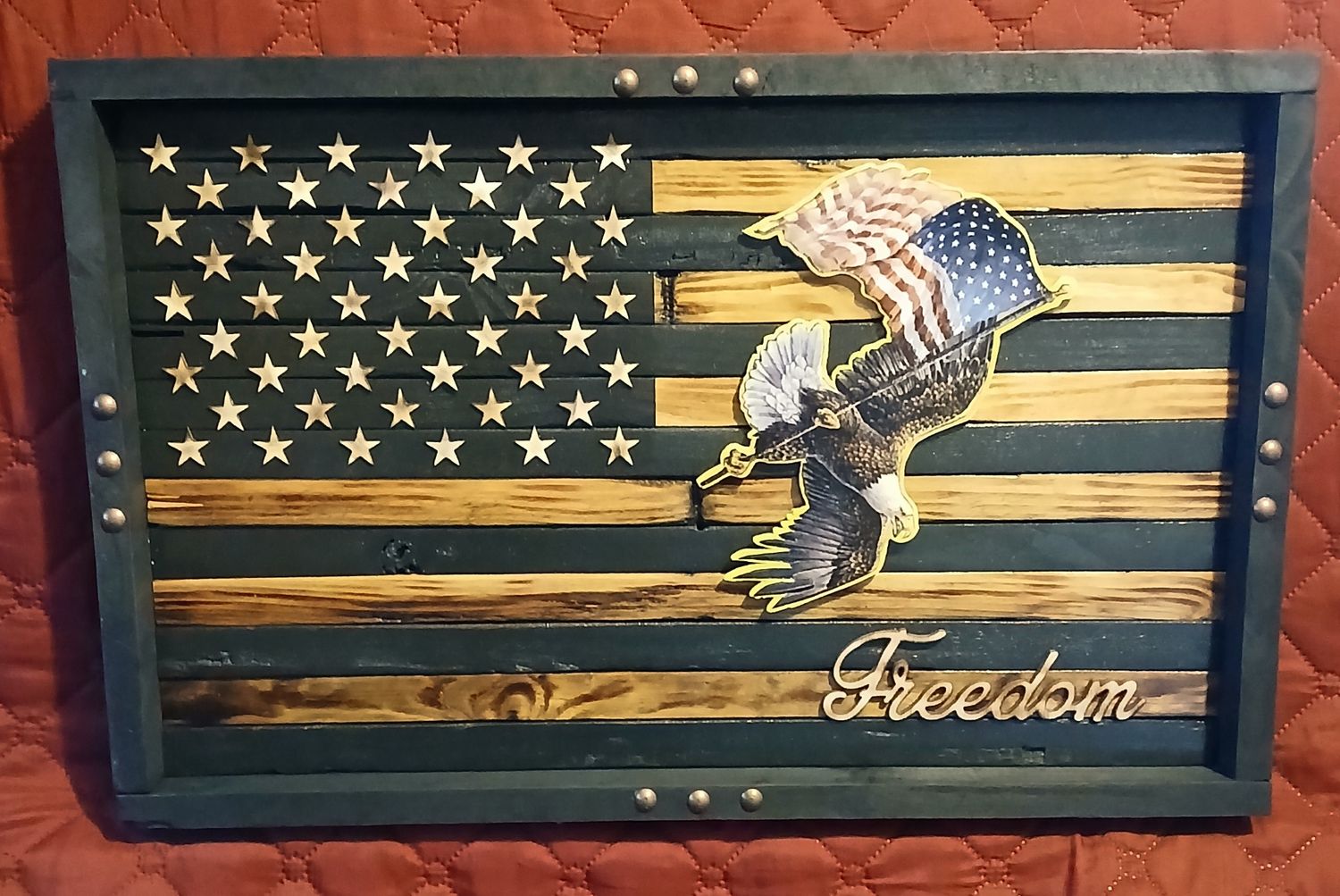 Framed Rustic &quot; Freedom &quot;