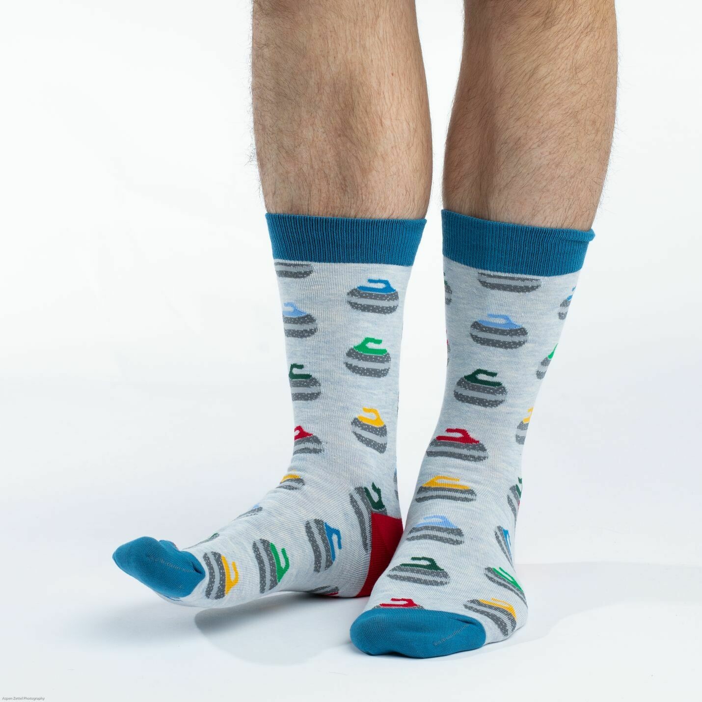 MEN CURLING STONE SOCKS 7-12