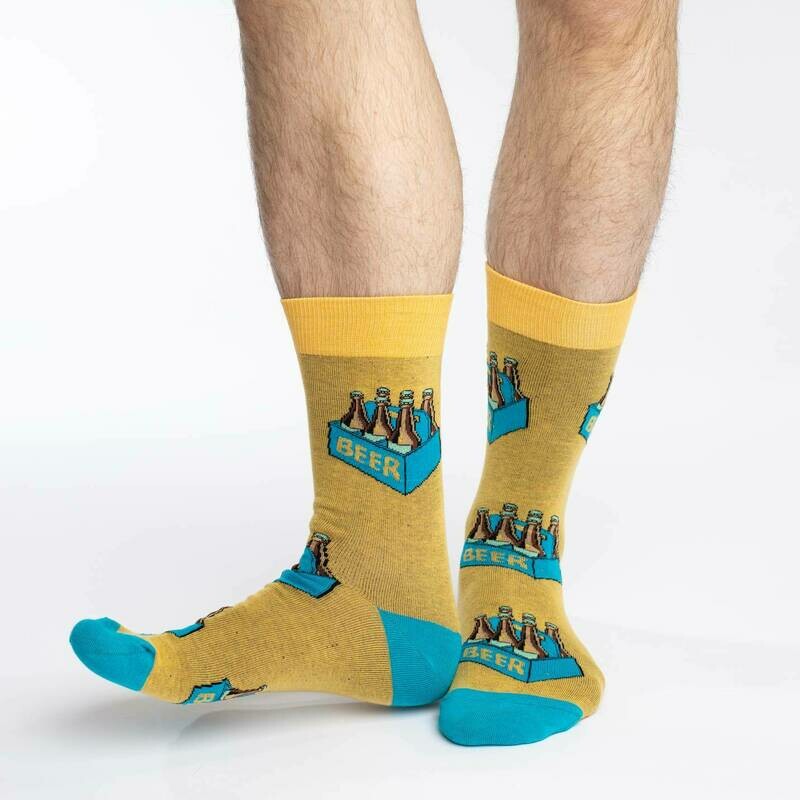 MEN BEER SOCKS 13-17
