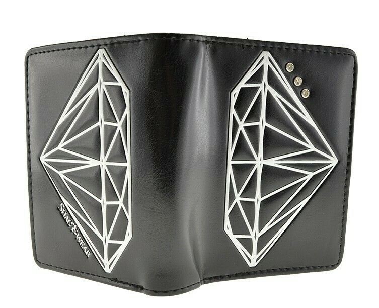 DIAMOND WALLET MEDIUM BLACK
