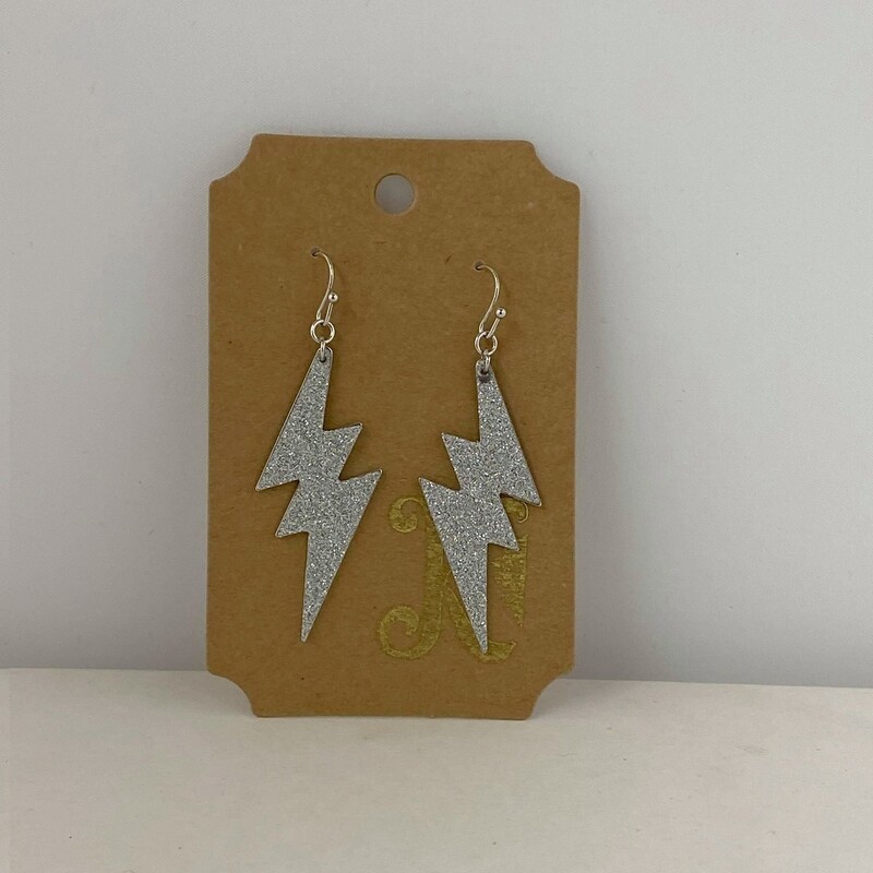 BOLT GLITTER EARRINGS