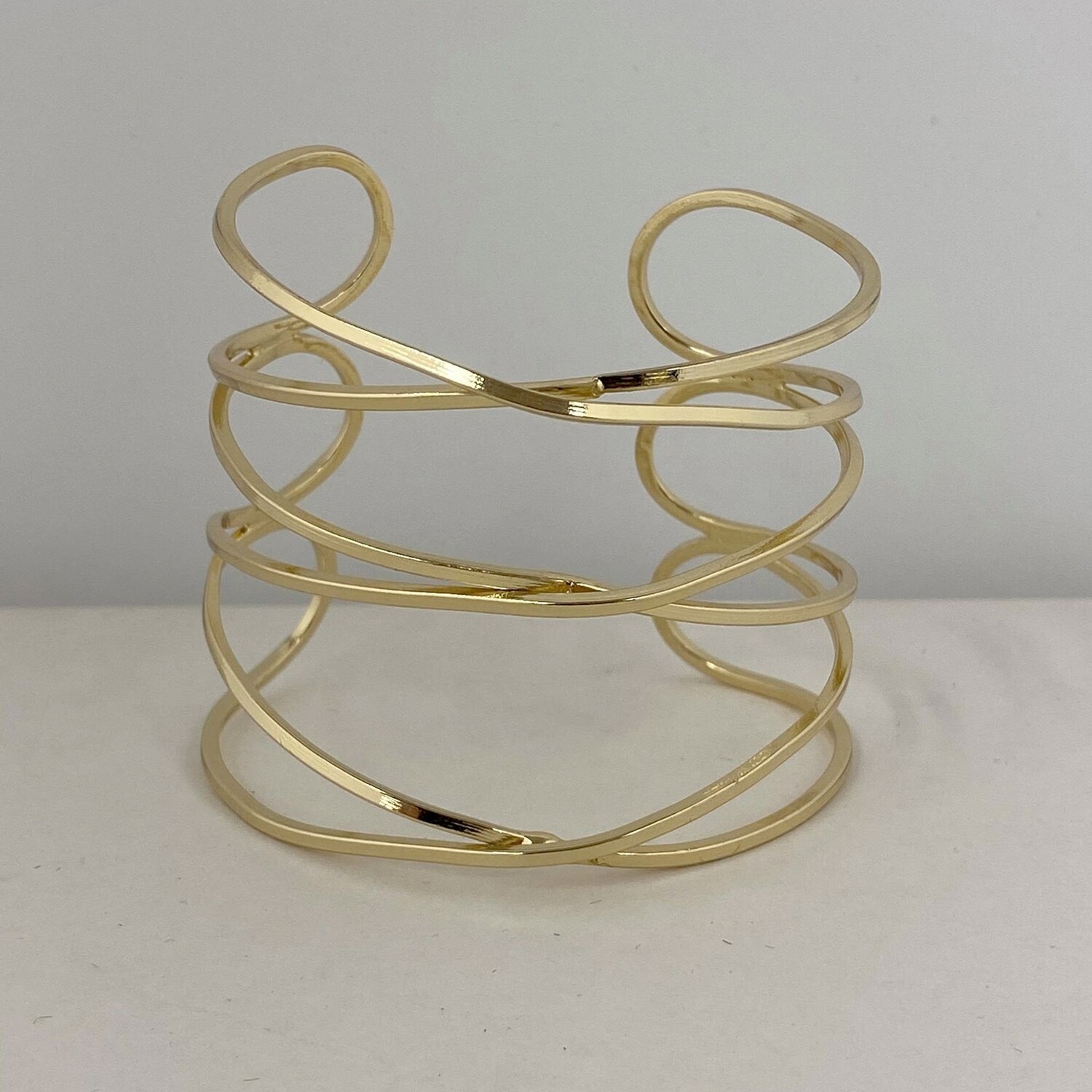 BIANCA GOLD-TONE WIRE BRACELET