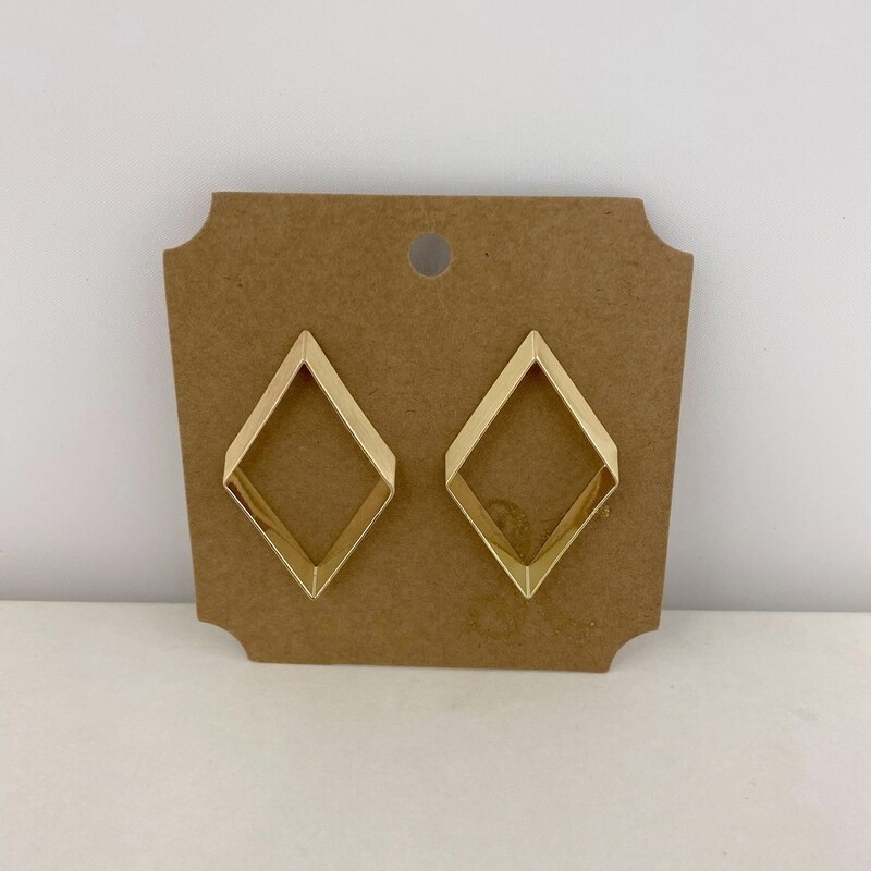 GOLD-TONE 3-D EARRINGS