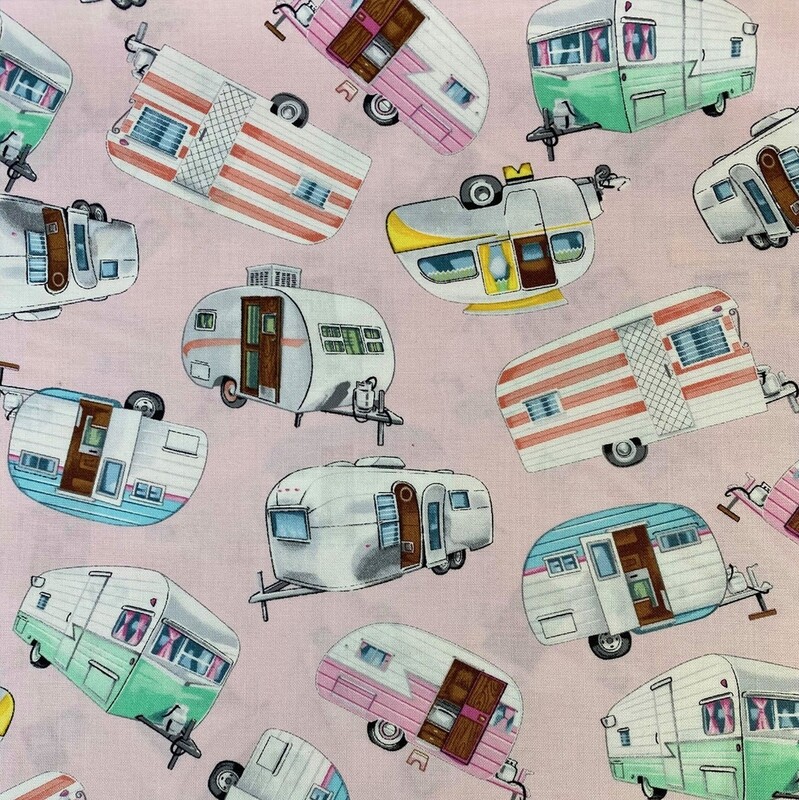 RETRO CAMPERS PINK MASK