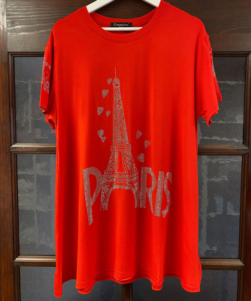 PARIS GLITTER RED