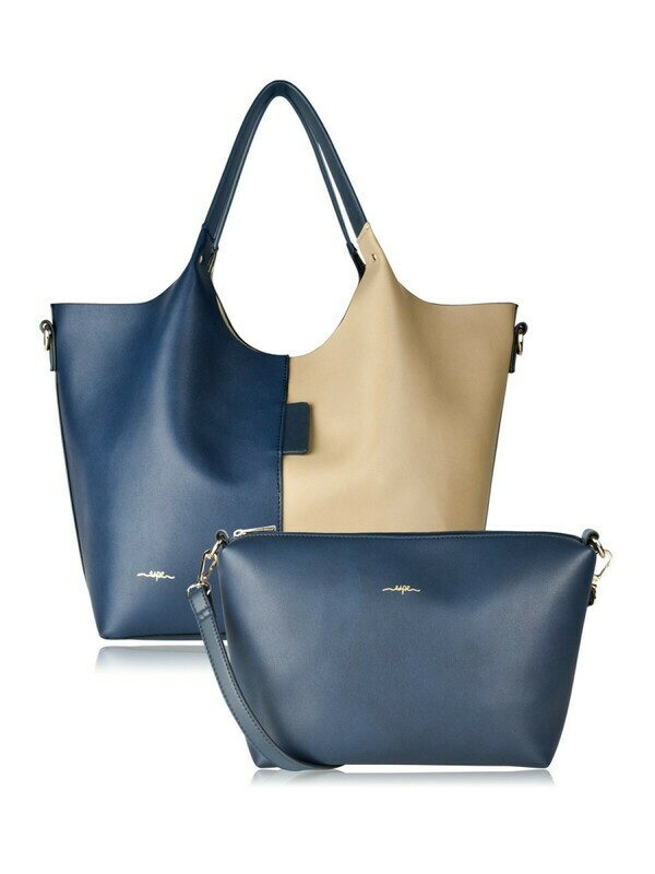 KRISTIE 2IN1 BLUE/CAMEL