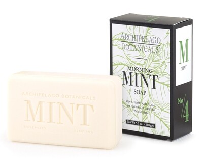 Archipelago Morning Mint bar soap