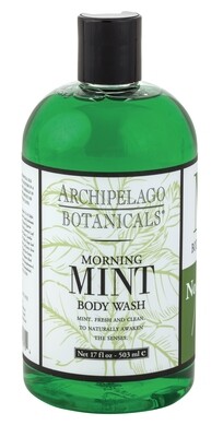 Archipelago Morning Mint body wash 17 oz