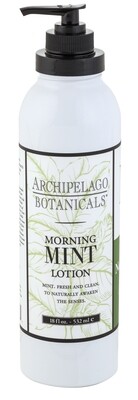 Archipelago Morning Mint lotion pump