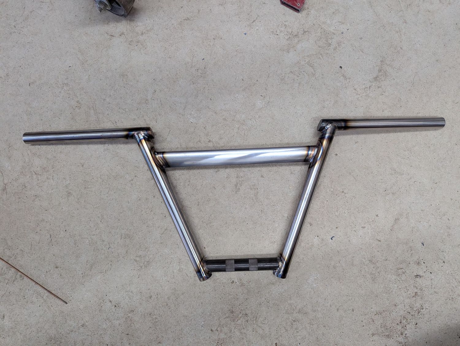 Big Boy Blast Bar with Tear Drop Crossbar - unfinished