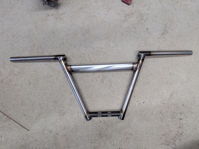 Big Boy Blast Bar with Tear Drop Crossbar - unfinished Big Boy Blast Bar with Tear Drop Crossbar - unfinished