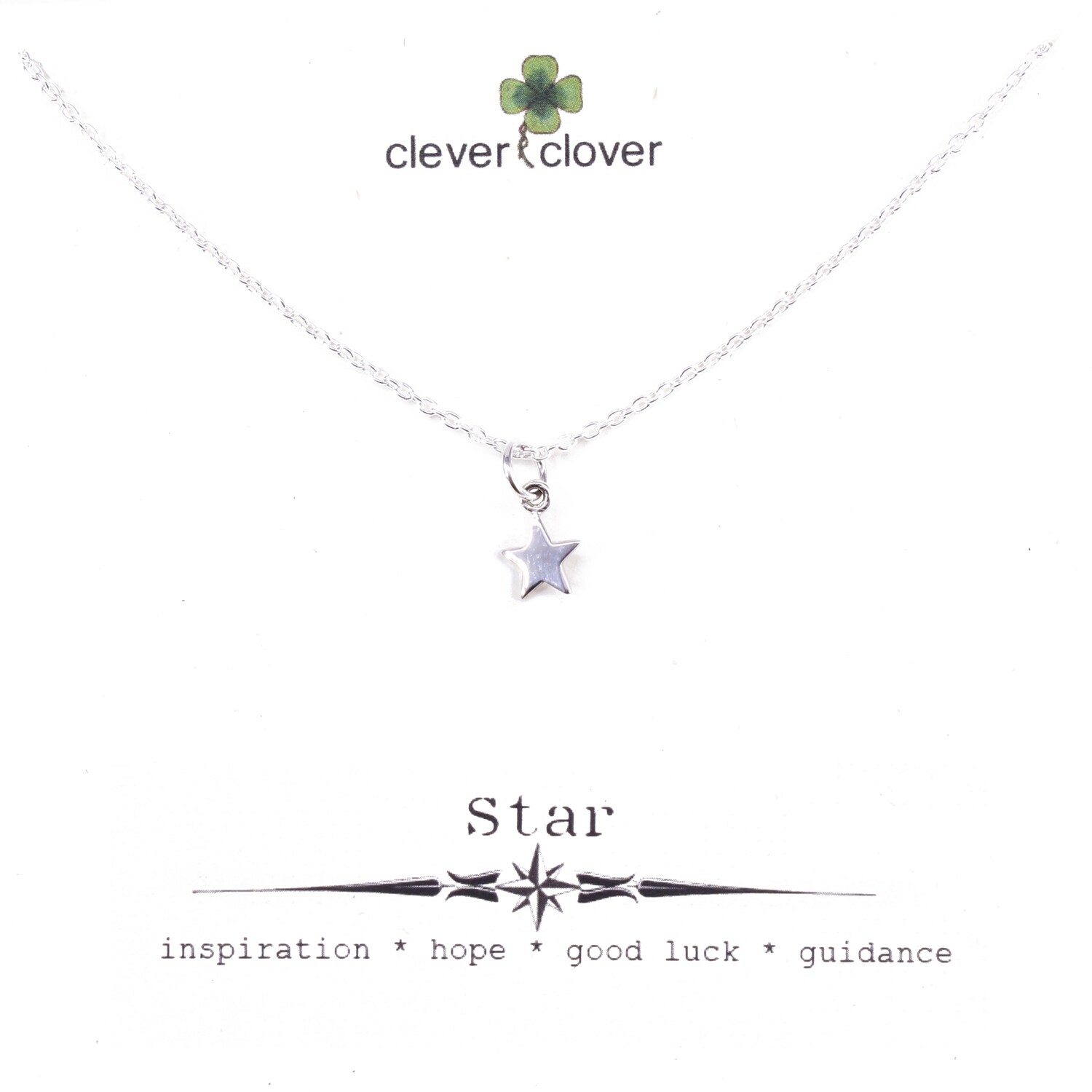 SSN862 Sterling Silver Tiny Star Necklace