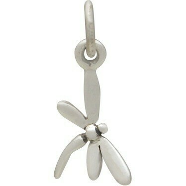 SSN1562 Sterling Silver Mini Dragonfly Necklace