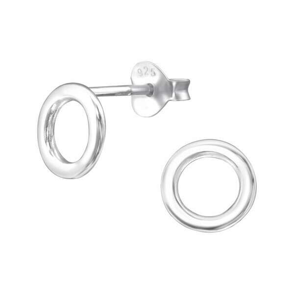 P37-26 Sterling Silver Open Circle Posts