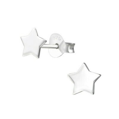 P37-1 Sterling Silver Star Posts