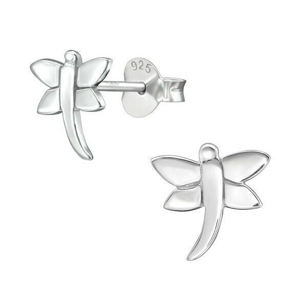 P39-47 Sterling Silver Dragonfly Posts