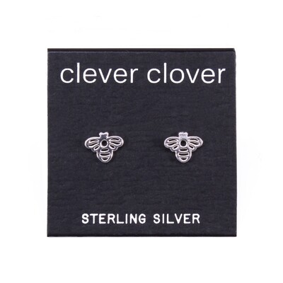 Sterling Silver Open Bee Posts - P28-47 