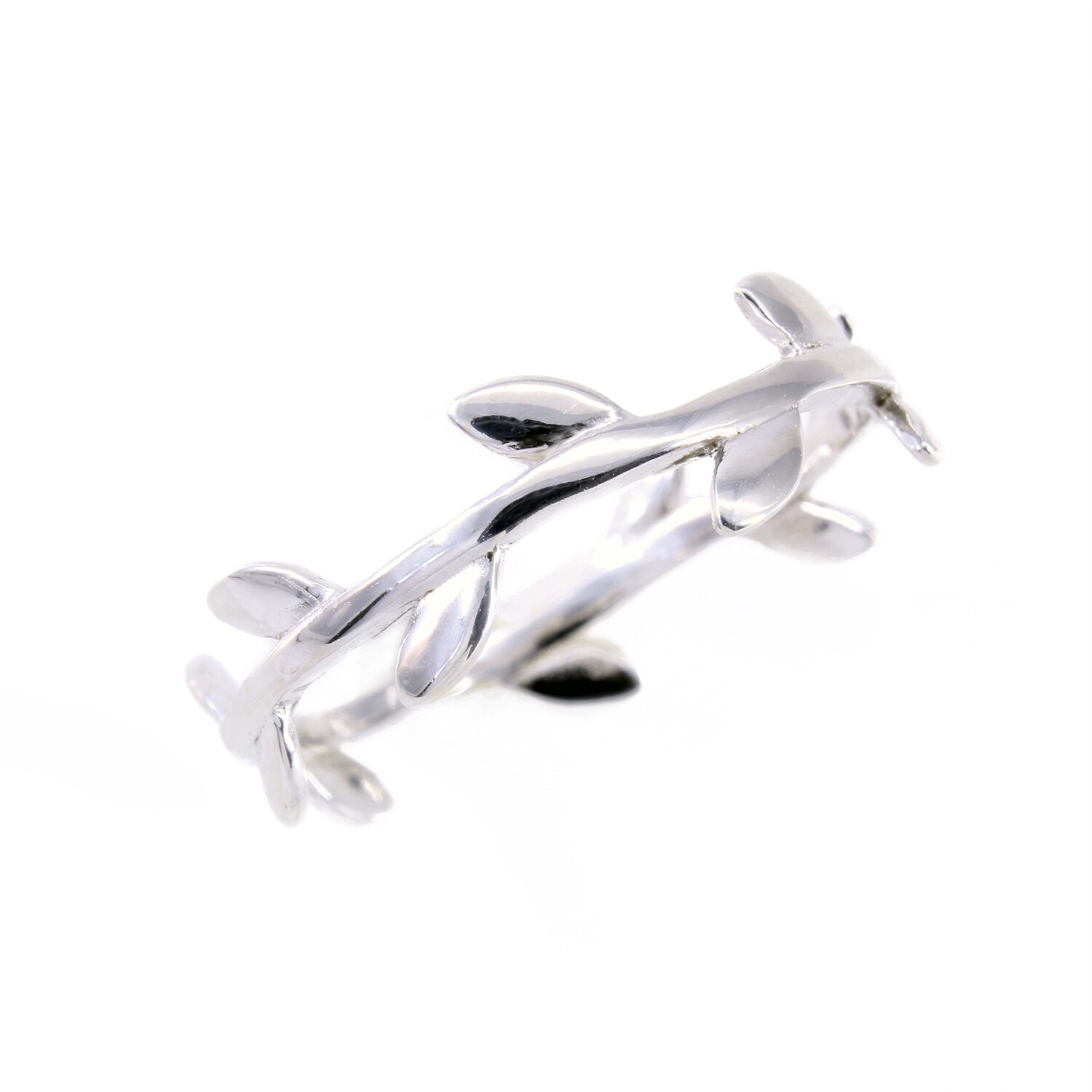 RP2414 Sterling Silver Vine Band Ring