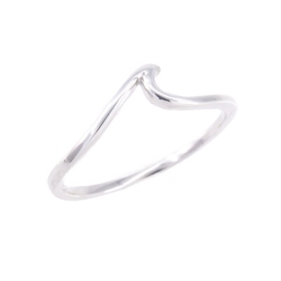 RP3037 Sterling Silver Wave Ring