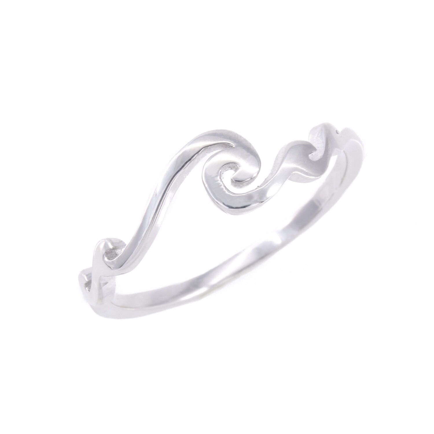 RP3461 Sterling Silver Wave Ring