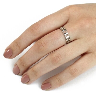 RP3473 Sterling Silver Moon Phases Cutout Band