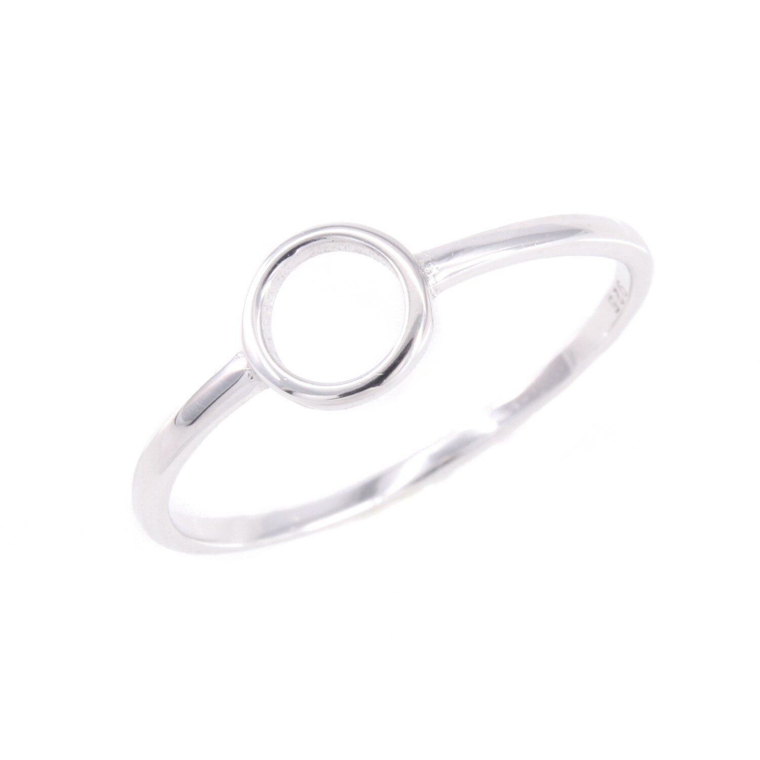 RP3470 Sterling Silver Small Open Circle Ring