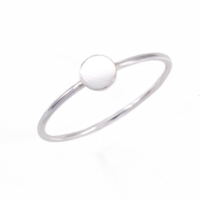 RP3510 Sterling Silver Dot Ring