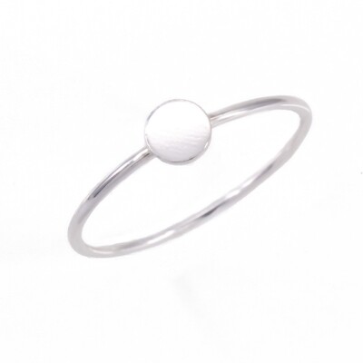 RP3510 Sterling Silver Dot Ring