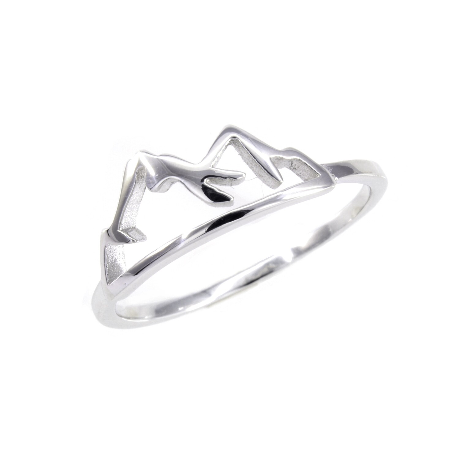 RP3337 Sterling Silver Mountains Ring