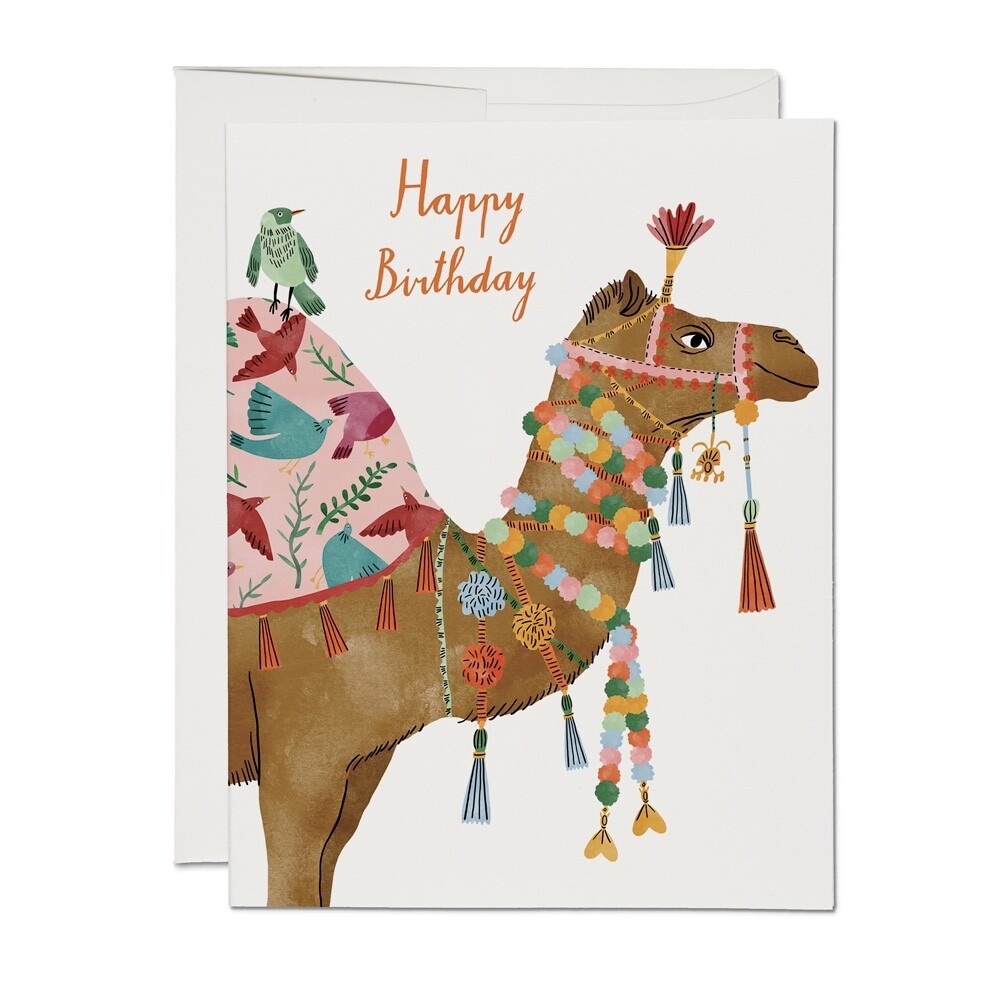 Camel Happy Birthday Card - RC2