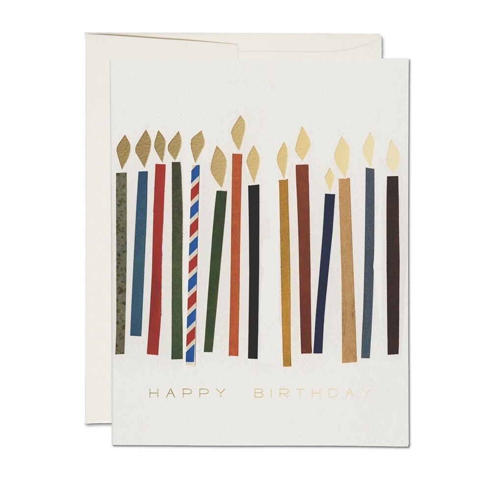 Happy Birthday Candles Card - RC39