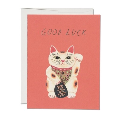 Good Luck Kitty Card - RC28