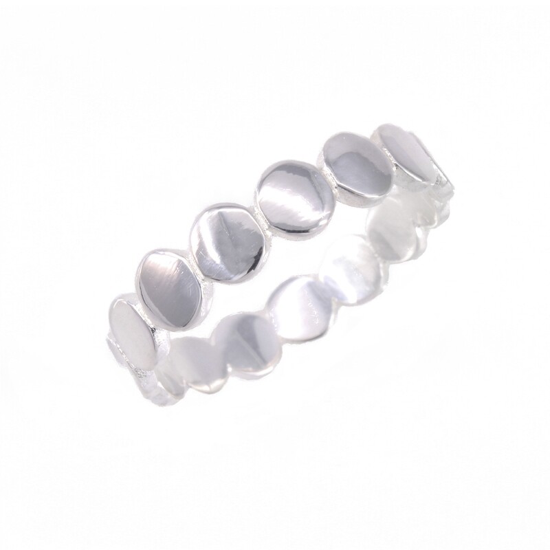RP3072 Sterling Silver Circles Ring