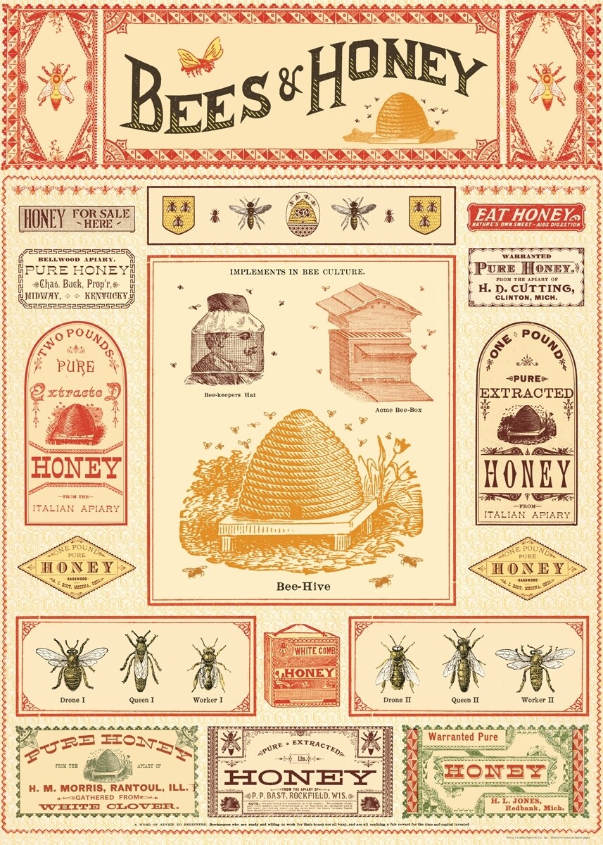 Bees + Honey Poster #302