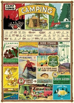 Camping Poster  - 20” X 28” - #400