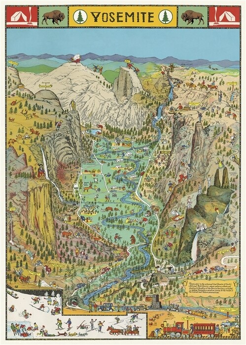 Yosemite Poster - 20” X 28” - #417