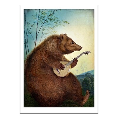 CD46 Mandolin Bear Card CD46 Mandolin Bear Card