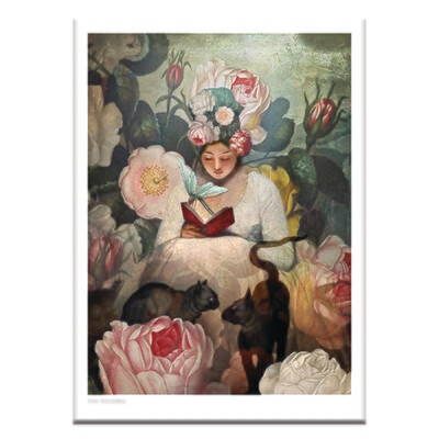 CD98 The Reading Greeting Card
