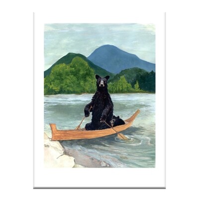Bears in Boat Greeting Card - GH33