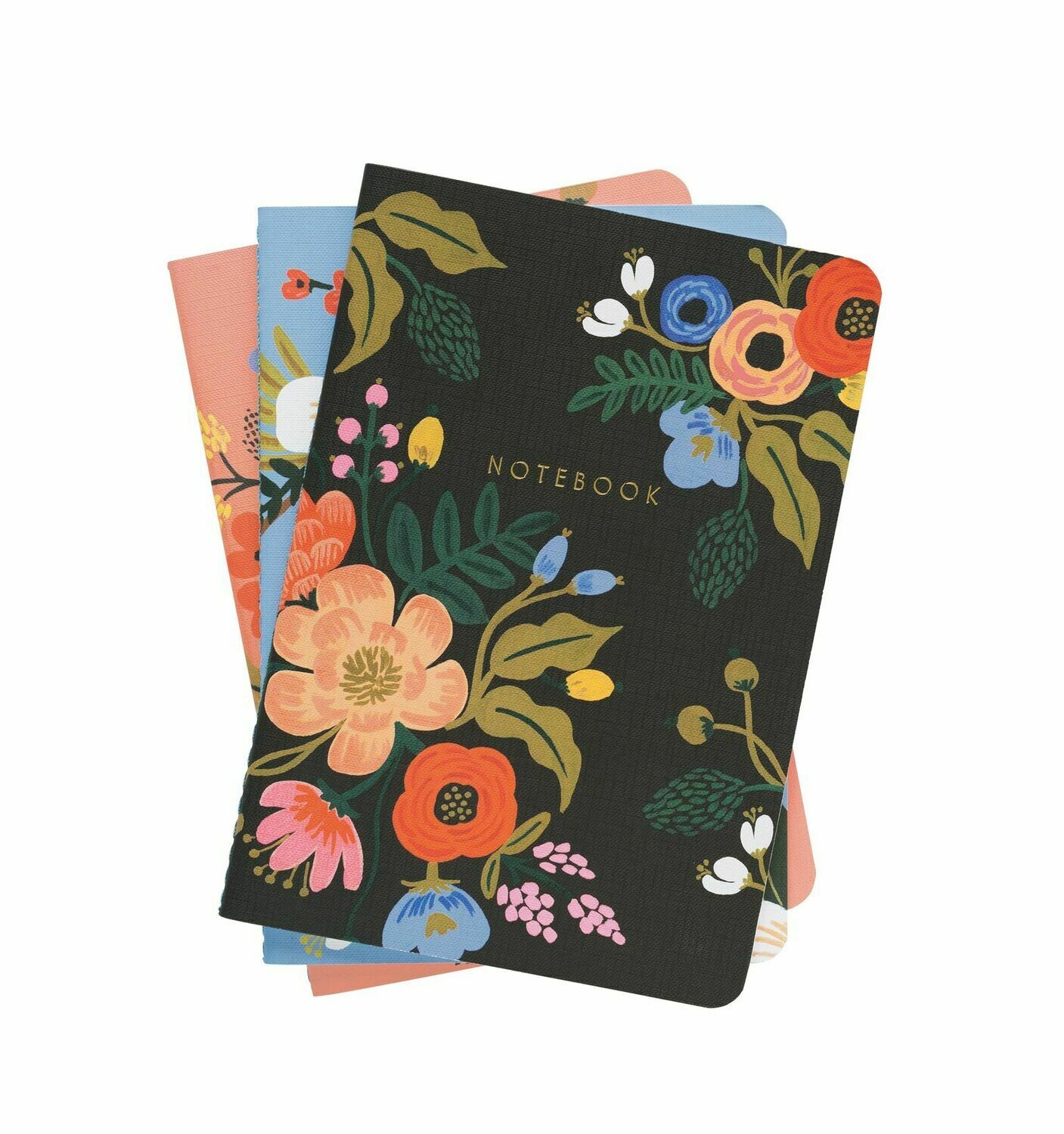 Lively Floral Notebooks - Set of 3 - Rifle Paper Co. RPC18
