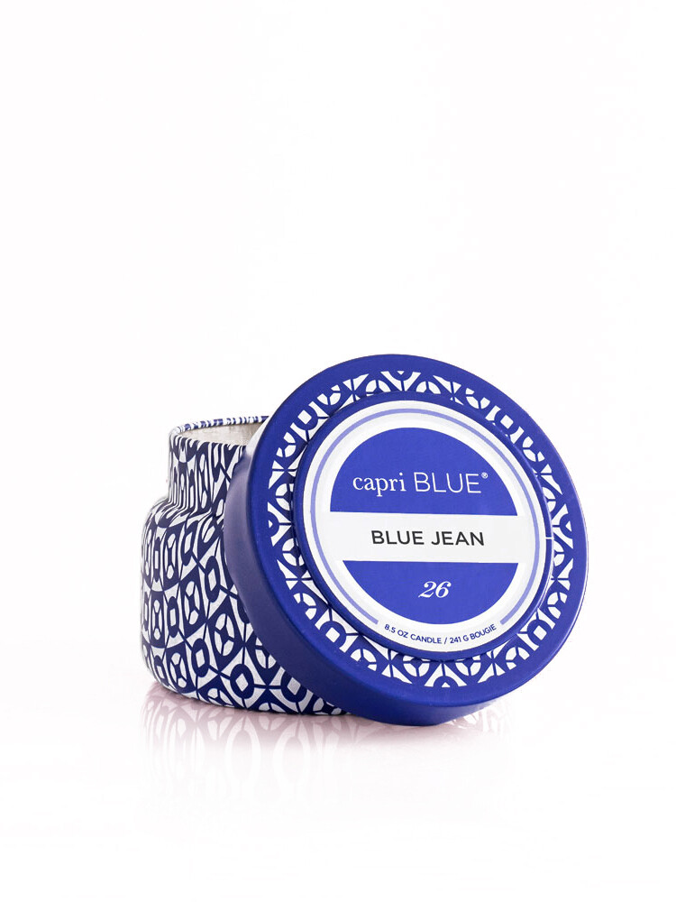 Blue Jean Candle - Capri Blue Printed Tin 8.5oz