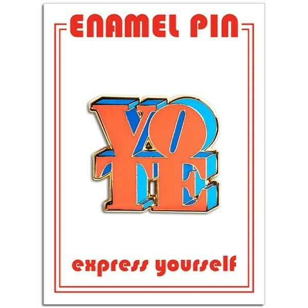 Vote Red/Blue Enamel Pin - FFP-181 