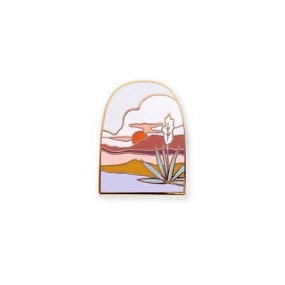 Agave Sunset Enamel Pin - AQP6