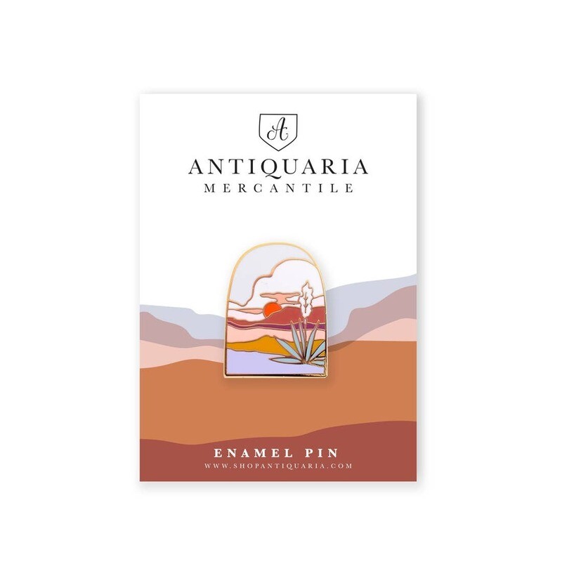 Agave Sunset Enamel Pin - AQP6
