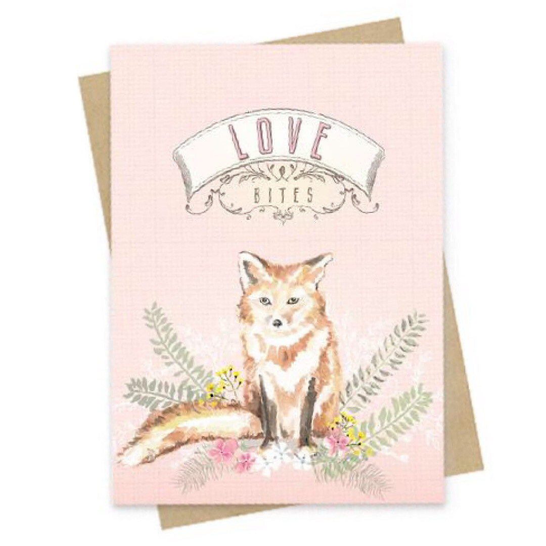 Love Bites Small Greeting Card - PAC134