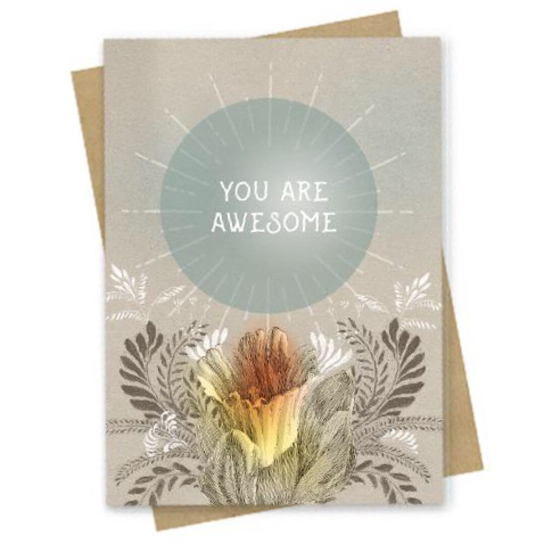 UR Awesome Small Greeting Card - PAC176
