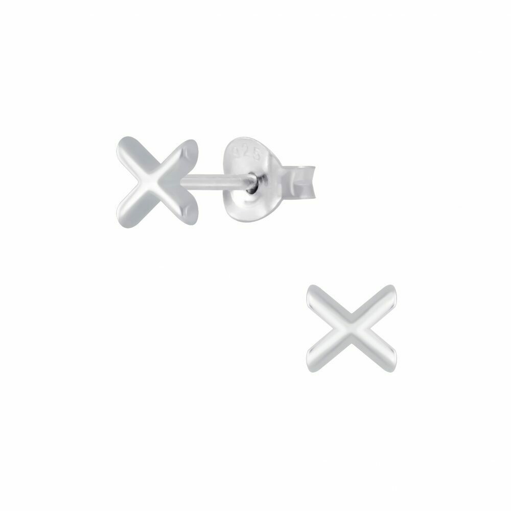 Sterling Silver X Posts - P70-18